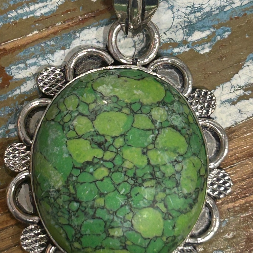 Green turquoise Pendant